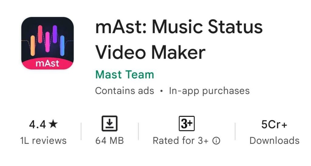 mAst Music Status Video Maker